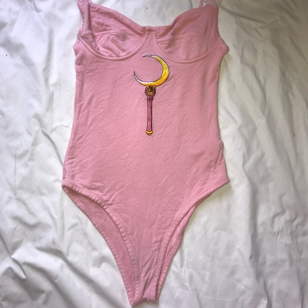 Pink rare sailor moon Omighty body suit not sold anymore
